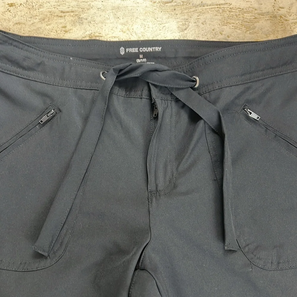 Free Country black beach 2 boardwalk Bermuda shorts size medium - Picture 7 of 9